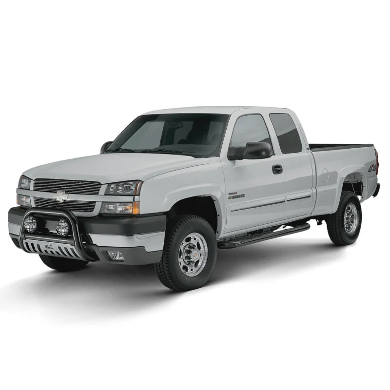 Westin 1999-2013 Chevy Silverado 1500 Crew Cab Signature 3 Nerf Step Bars - Black - Image 5