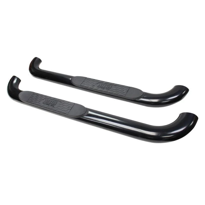 Westin 1999-2013 Chevy Silverado 1500 Reg Cab Platinum 4 Oval Nerf Step Bars - Black - Image 6