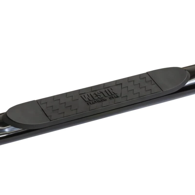 Westin 1999-2013 Chevy Silverado 1500 Reg Cab Platinum 4 Oval Nerf Step Bars - Black - Image 7