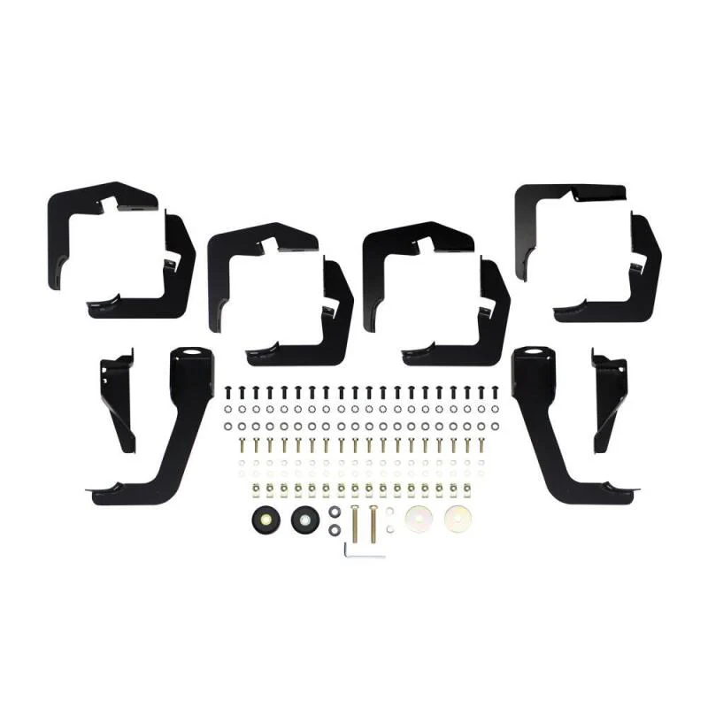Westin 1999-2016 Ford F-250/350 Super Cab (6.75 ft Bed) PRO TRAXX 5 WTW Oval Nerf Step Bars - Black - Image 9