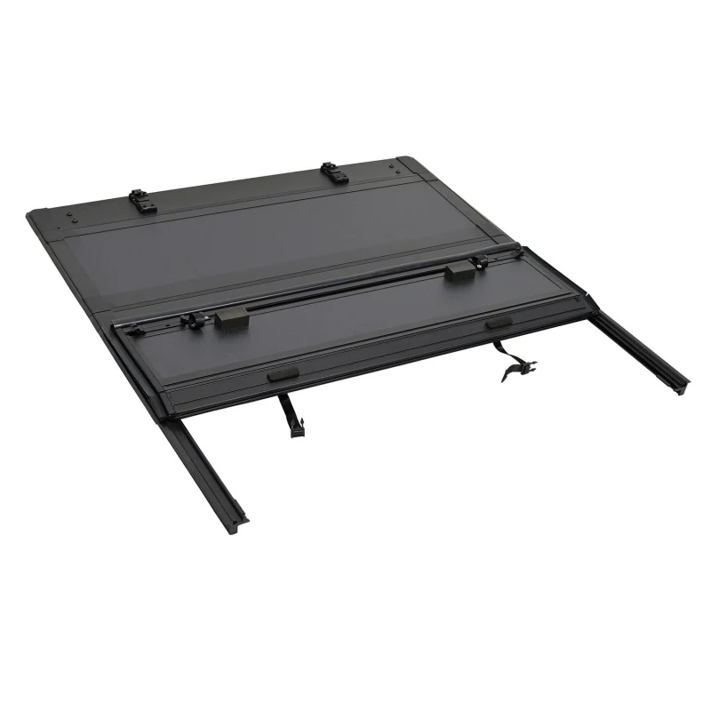Westin 20-26 Chevrolet/GMC 2500HD 3500HD 6ft. 9in. Bed Hard Tri-Fold Tonneau Cover - Black - Image 11