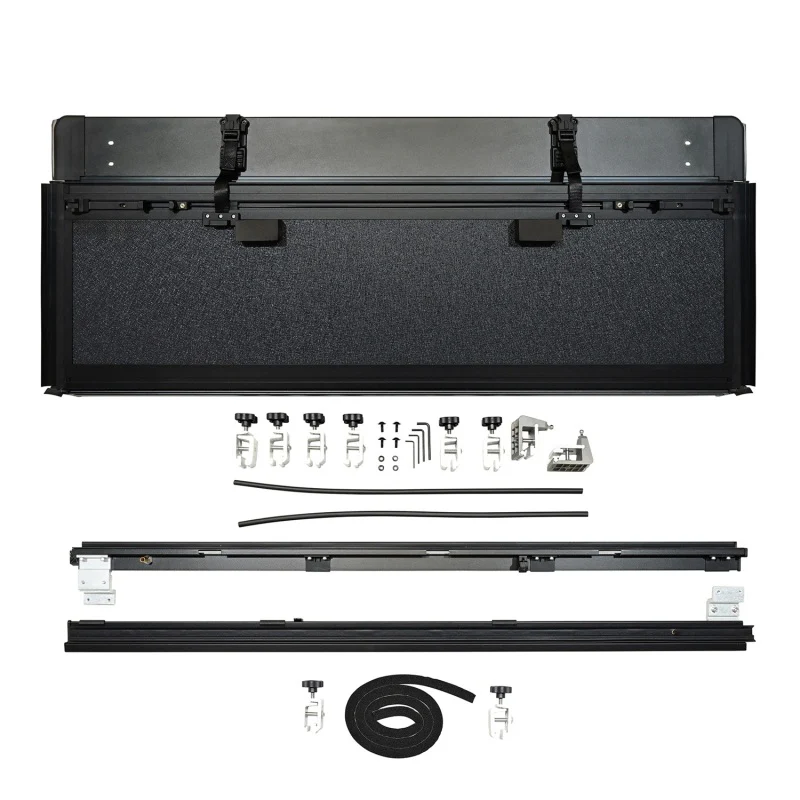 Westin 20-26 Chevrolet/GMC 2500HD 3500HD 6ft. 9in. Bed Hard Tri-Fold Tonneau Cover - Black - Image 18