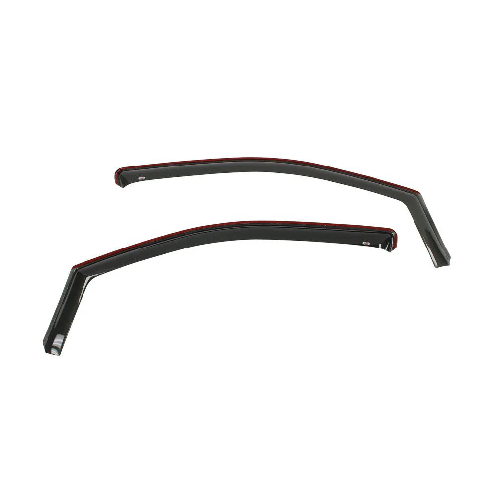 Westin 20-25 Chevrolet/GMC Silverado/Sierra 1500 Ext. CB In-Channel Wind Deflector 4pc - Matte Black - Image 2