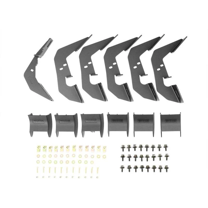 Westin 2007-2018 Chevy Silverado Crew Cab R7 Nerf Step Bars - Black - Image 13