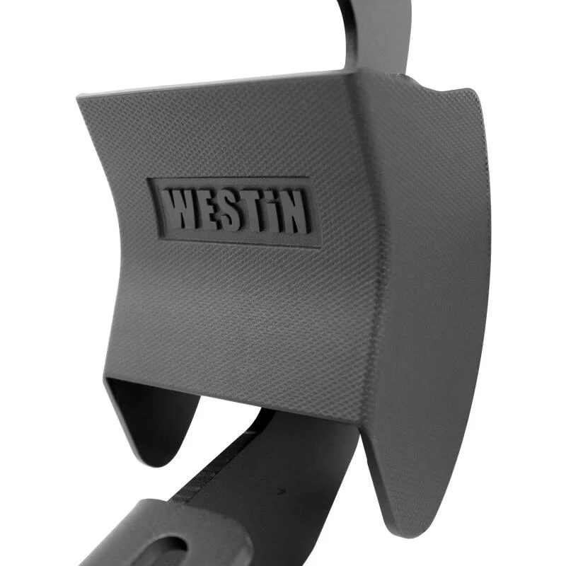 Westin 2007-2018 Chevy Silverado Ext/Dbl Cab R7 Nerf Step Bars - Black - Image 13