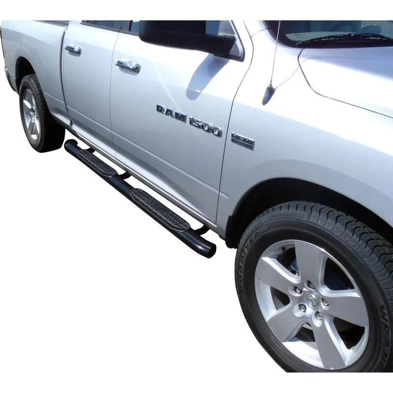 Westin 2009-2018 Dodge/Ram 15/25/3500 Crew Cab PRO TRAXX 4 Oval Nerf Step Bars - Black - Image 3
