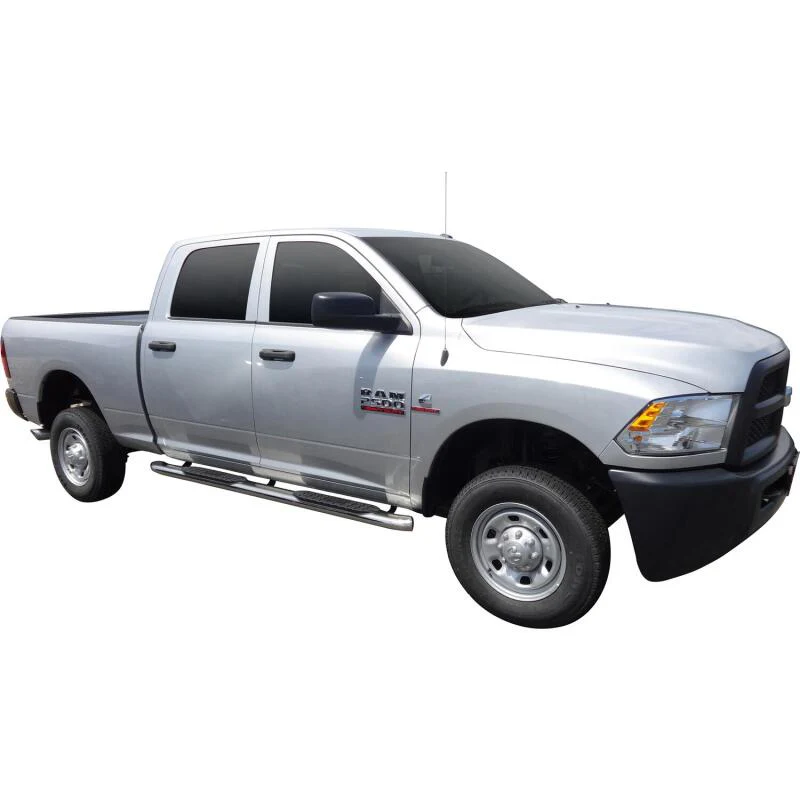 Westin 2009-2018 Dodge/Ram 1500/2500/3500 Crew Cab PRO TRAXX 5 Oval Nerf Step Bars - SS - Image 4