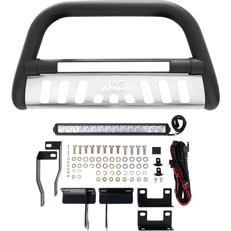 Westin 2009-2018 Dodge/Ram 1500 (Excl. Rebel model) Ultimate LED Bull Bar - Textured Black - Image 5