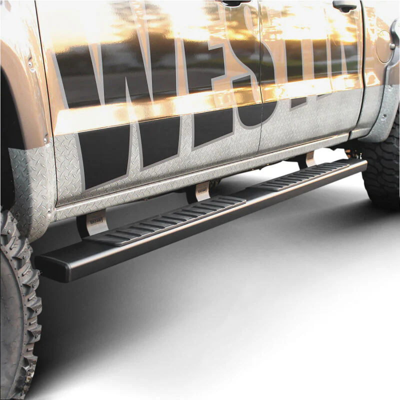 Westin 2009-2018 Dodge/Ram 1500 Quad Cab R7 Nerf Step Bars - Black - Image 4
