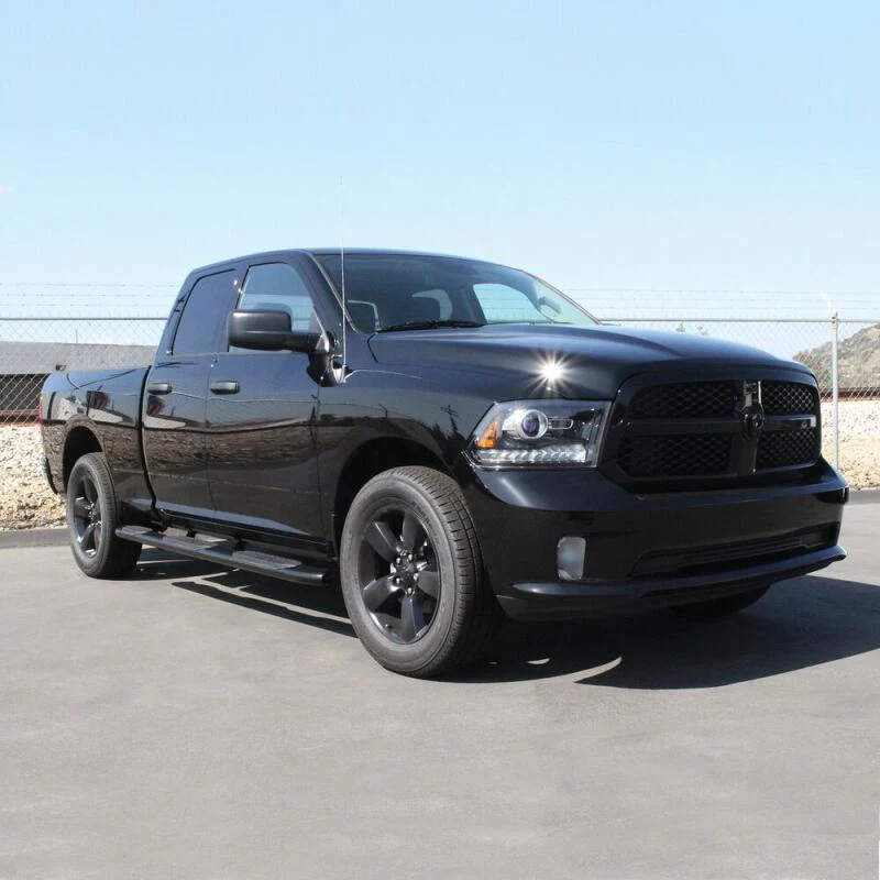 Westin 2009-2018 Ram/Dodge 1500 Quad Cab (6.5 ft Bed) PRO TRAXX 5 WTW Oval Nerf Step Bars - Black - Image 5