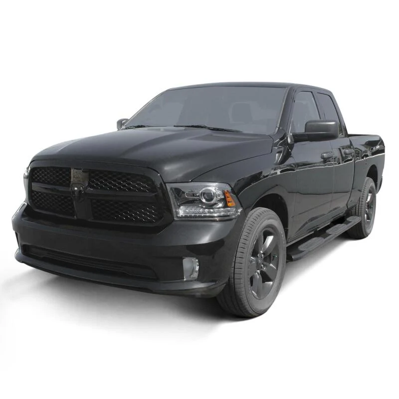 Westin 2009-2018 Ram/Dodge 1500 Quad Cab (6.5 ft Bed) PRO TRAXX 5 WTW Oval Nerf Step Bars - Black - Image 6