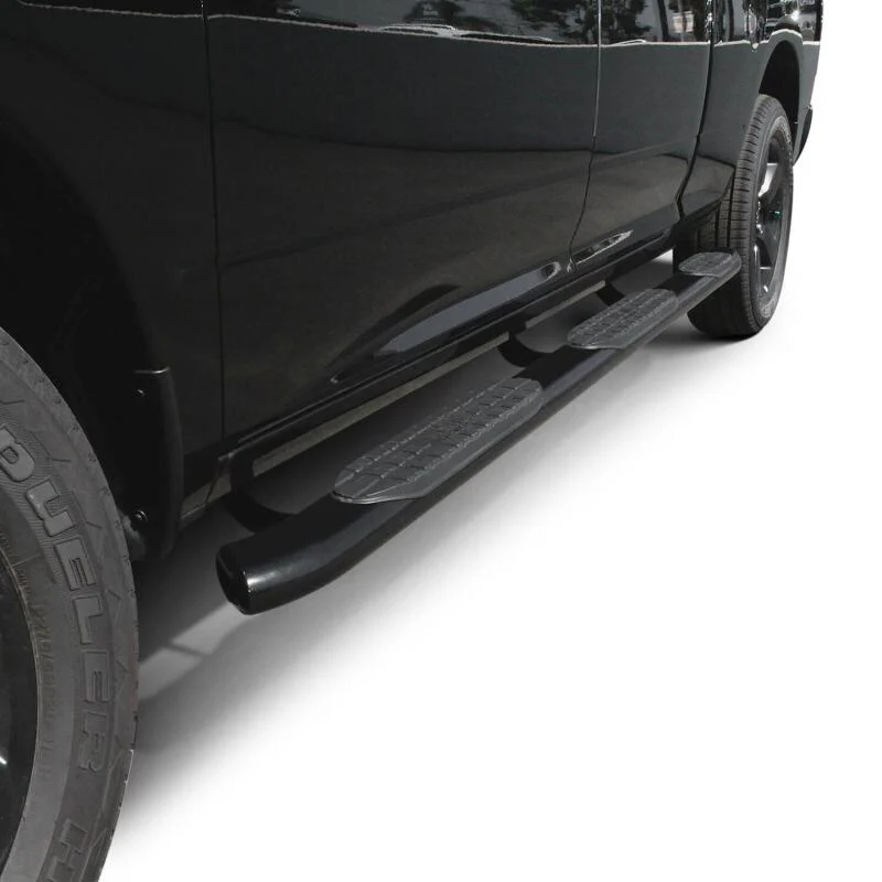 Westin 2009-2018 Ram/Dodge 1500 Quad Cab (6.5 ft Bed) PRO TRAXX 5 WTW Oval Nerf Step Bars - Black - Image 7