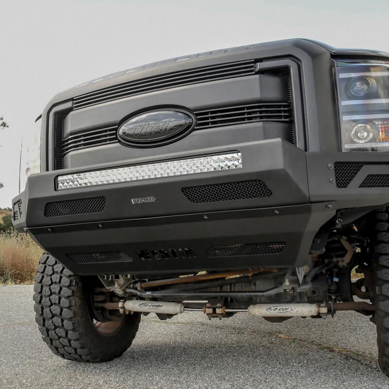 Westin 2011-2016 Ford F-250/350/450/550 Super Duty Pro-Mod Front Bumper - Textured Black - Image 3