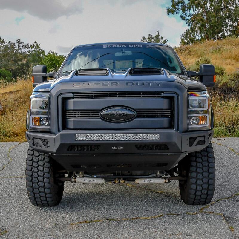 Westin 2011-2016 Ford F-250/350/450/550 Super Duty Pro-Mod Front Bumper - Textured Black - Image 4