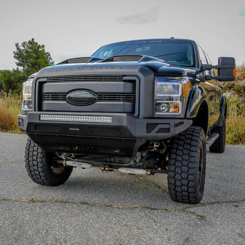 Westin 2011-2016 Ford F-250/350/450/550 Super Duty Pro-Mod Front Bumper - Textured Black - Image 5