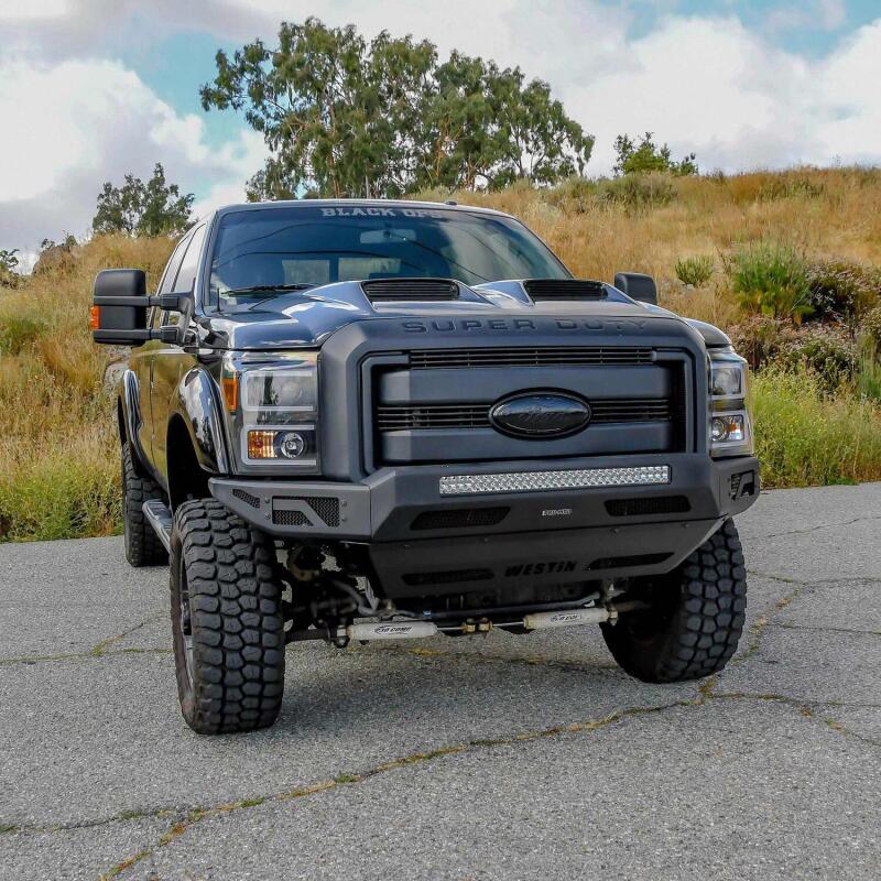 Westin 2011-2016 Ford F-250/350/450/550 Super Duty Pro-Mod Front Bumper - Textured Black - Image 6
