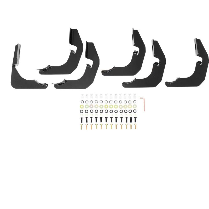 Westin 2014-2018 Chevrolet/GMC Silverado Sierra 1500 Dbl Cab PRO TRAXX 4 Oval Nerf Step Bars - Black - Image 3