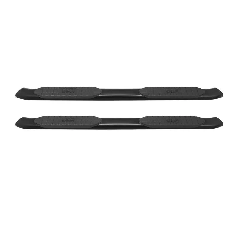 Westin 2014-2018 Chevrolet/GMC Silverado Sierra 1500 Dbl Cab PRO TRAXX 5 Oval Nerf Step Bars - Black - Image 8