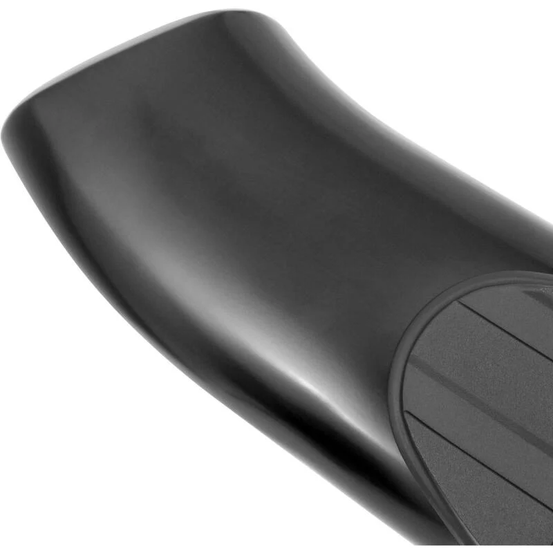 Westin 2014-2018 Chevrolet/GMC Silverado Sierra 1500 Dbl Cab PRO TRAXX 5 Oval Nerf Step Bars - Black - Image 9