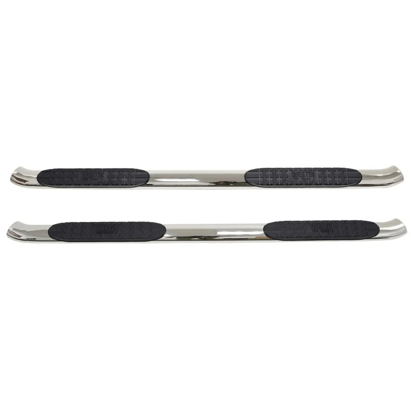 Westin 2014-2018 Chevy Silverado 1500 Crew Cab PRO TRAXX 4 Oval Nerf Step Bars - SS - Image 4