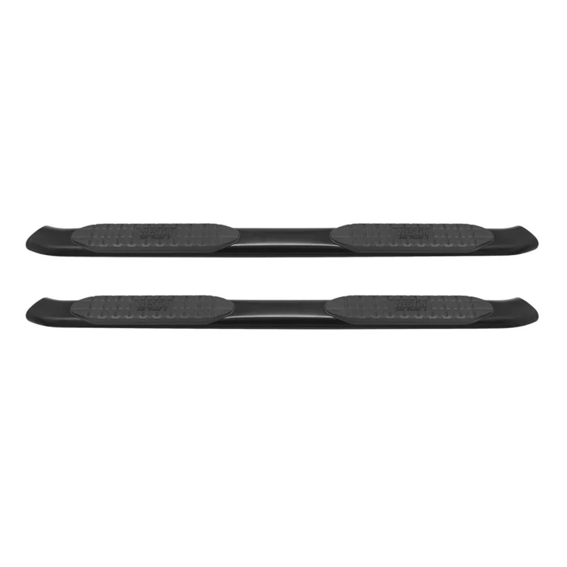 Westin 2014-2018 Chevy Silverado 1500 Crew Cab PRO TRAXX 5 Oval Nerf Step Bars - Black - Image 8
