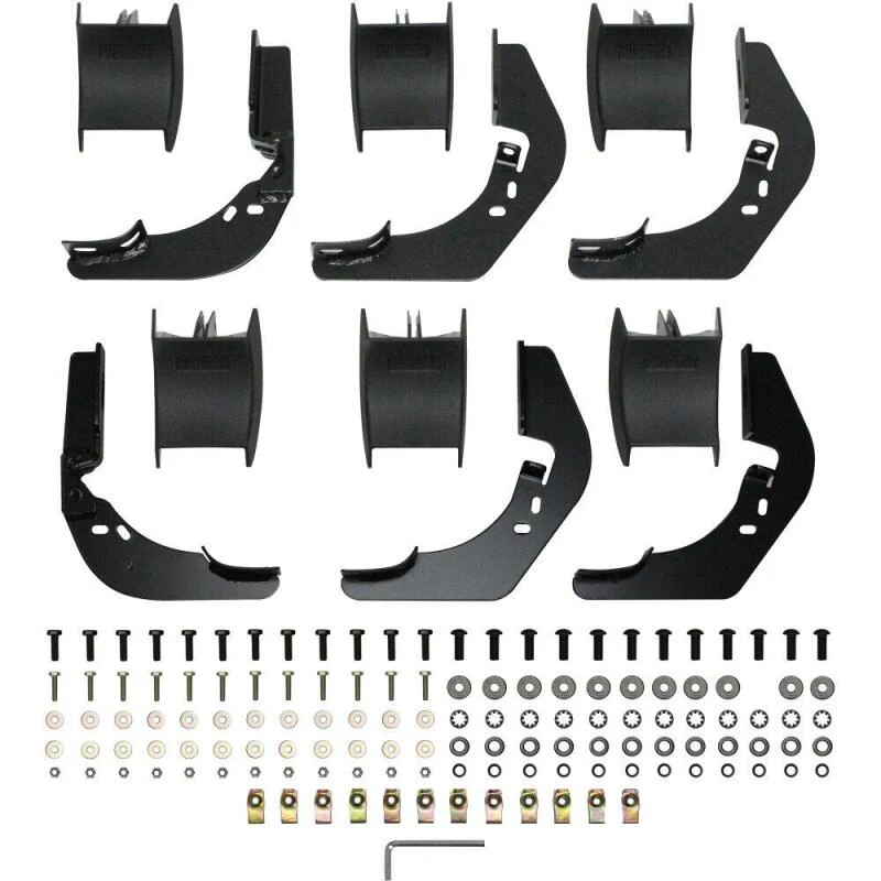 Westin 2014-2018 Chevy Silverado 1500 Crew Cab PRO TRAXX 5 Oval Nerf Step Bars - Black - Image 9
