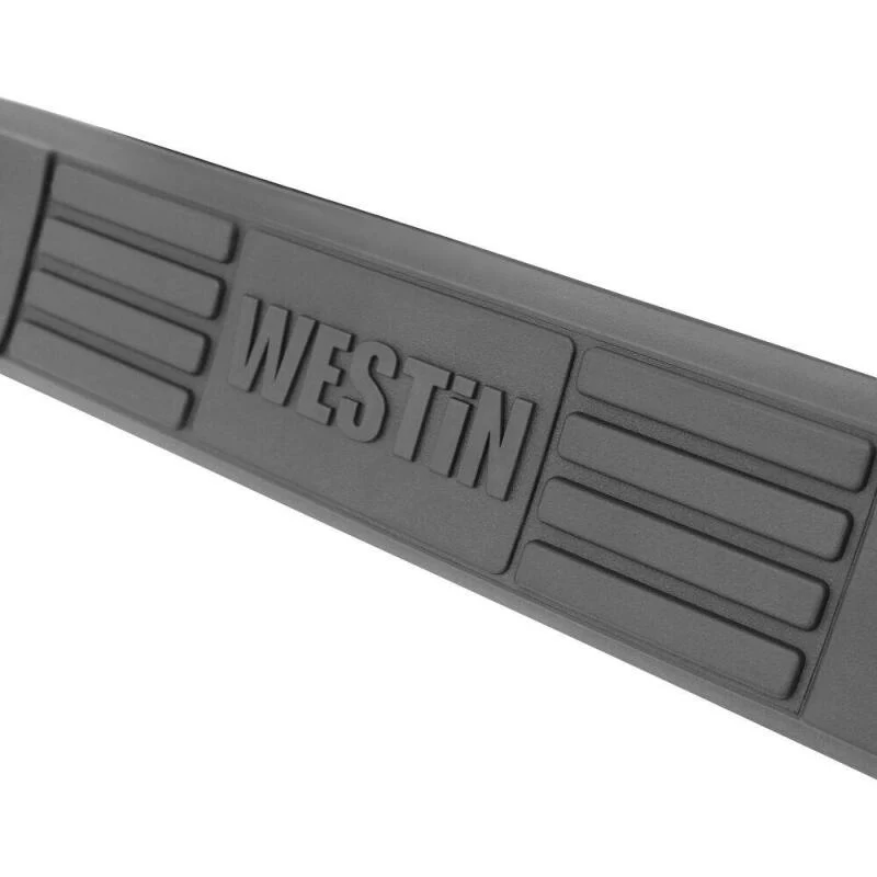 Westin 2014-2018 Chevy Silverado 1500 Dbl Cab (Rocker Mount) E-Series 3 Nerf Step Bars - Black - Image 3