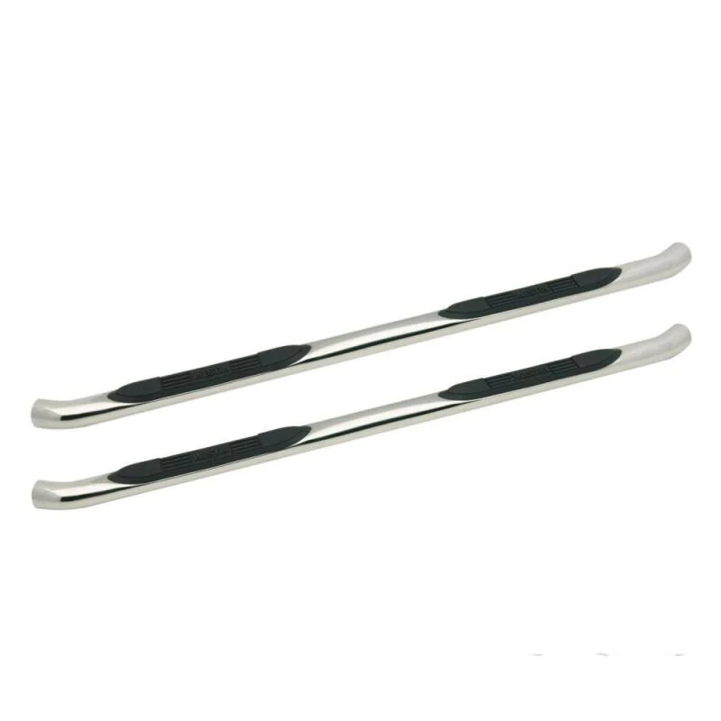 Westin 2014-2018 Chevy Silverado 1500 Dbl Cab (Rocker Mount) E-Series 3 Nerf Step Bars - SS - Image 2