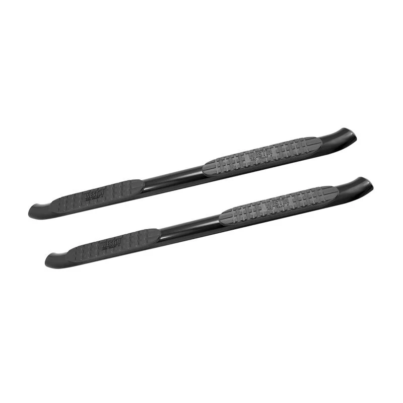 Westin 2014-2018 Chevy Silverado 1500 Reg Cab PRO TRAXX 4 Oval Nerf Step Bars - Black - Image 2