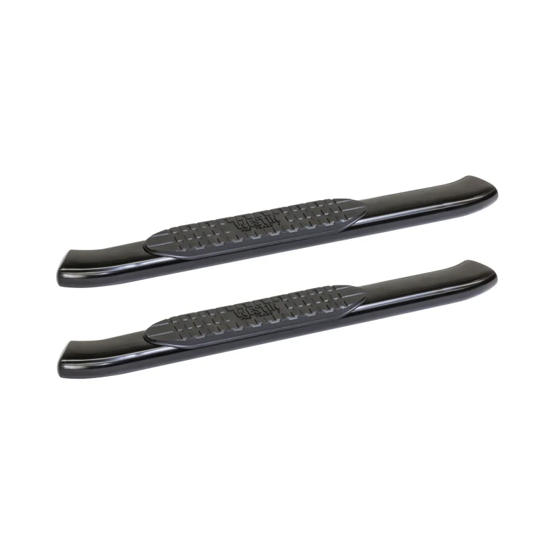 Westin 2014-2018 Chevy Silverado 1500 Reg Cab PRO TRAXX 5 Oval Nerf Step Bars - Black - Image 2