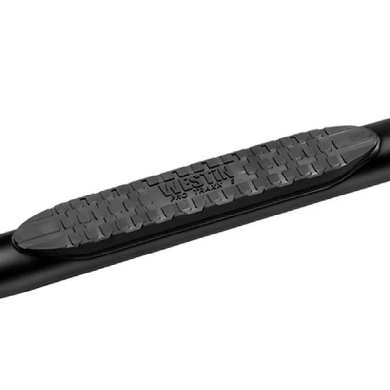 Westin 2014-2018 Chevy Silverado 1500 Reg Cab PRO TRAXX 5 Oval Nerf Step Bars - Black - Image 6