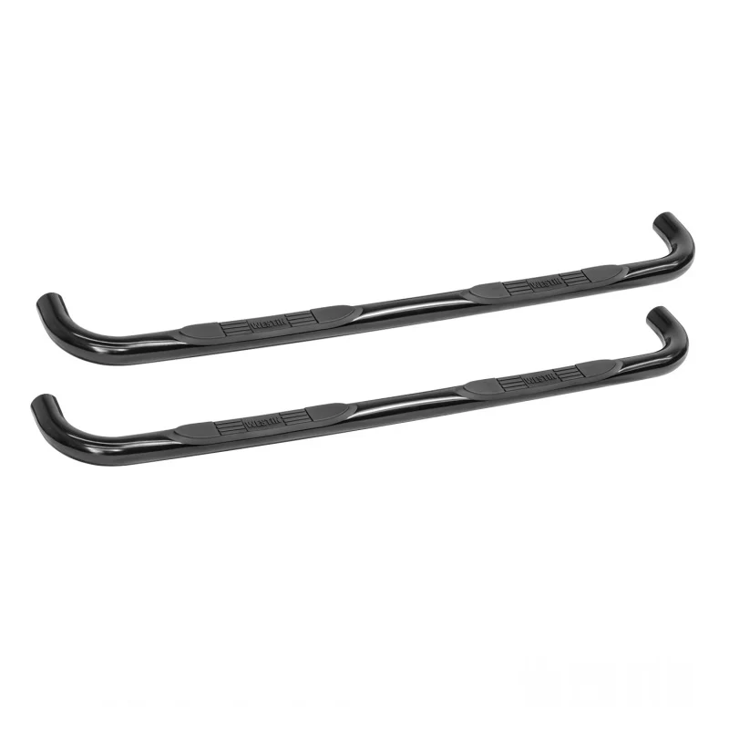 Westin 2015-2018 Chevy Silverado 25/3500 Crew Cab (Body Mount) E-Series 3 Nerf Step Bars - Black - Image 2