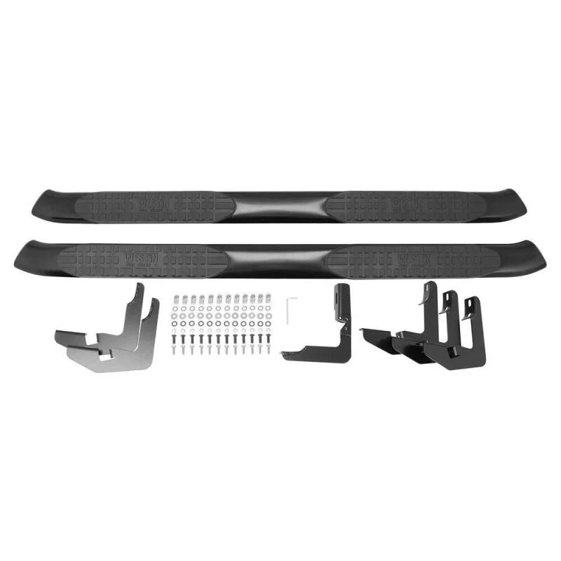 Westin 2015-2018 Ford F-150 SuperCrew PRO TRAXX 5 Oval Nerf Step Bars - Black - Image 3