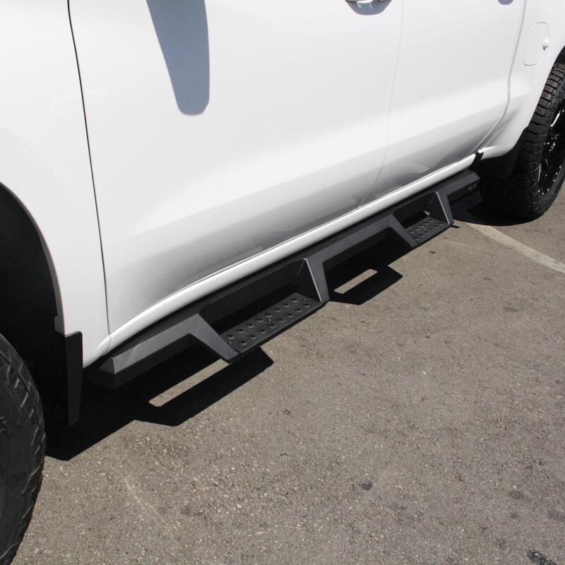 Westin 2019 Chevrolet Silverado / GMC Sierra 1500 Crew Cab Drop Nerf Step Bars - Textured Black - Image 4