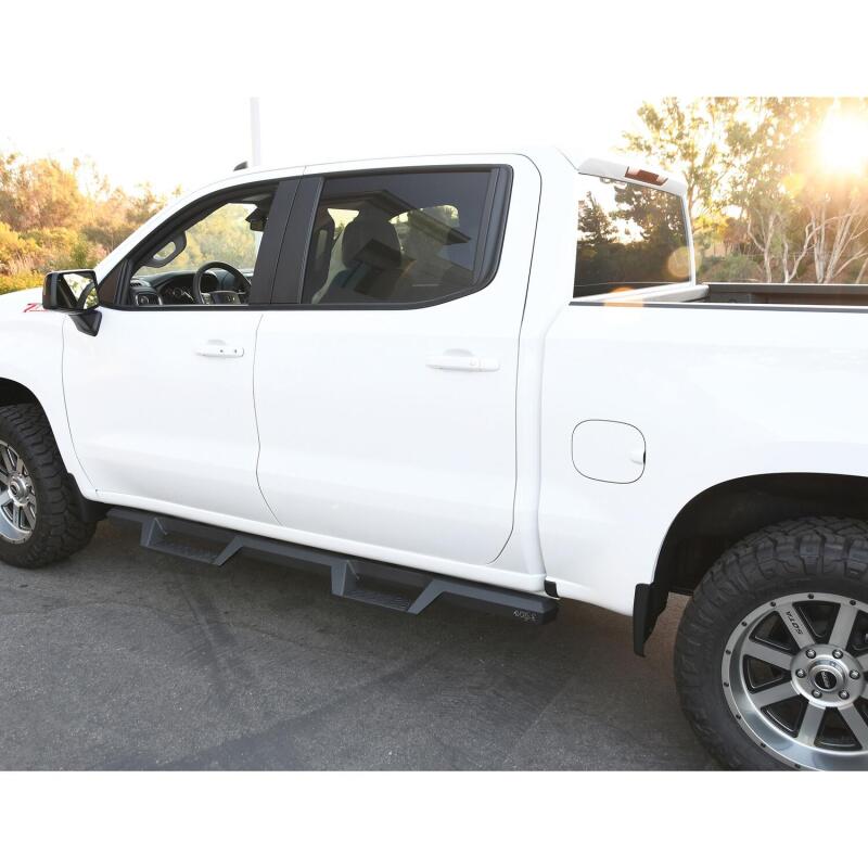 Westin 2019 Chevrolet Silverado / GMC Sierra 1500 Crew Cab Drop Nerf Step Bars - Textured Black - Image 5