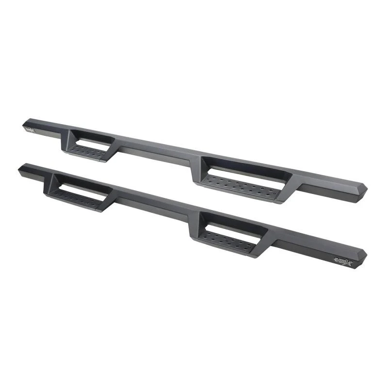 Westin 2019 Chevrolet Silverado / GMC Sierra 1500 Crew Cab Drop Nerf Step Bars - Textured Black - Image 9