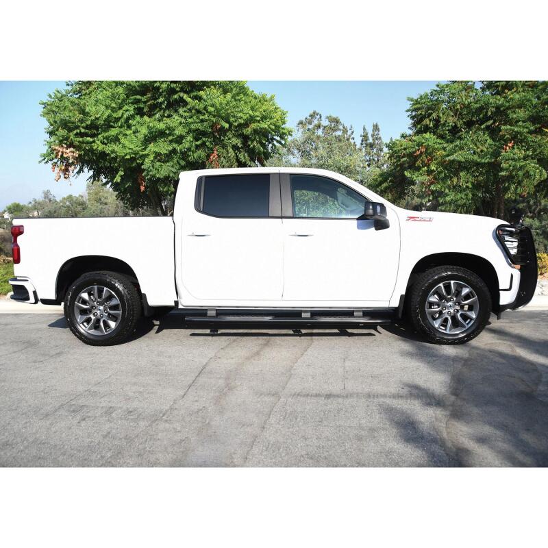 Westin 2019-2026 Chevy Silverado/Sierra 1500 Crew Cab Non LD PRO TRAXX 4 Oval Nerf Step Bars - Black - Image 3