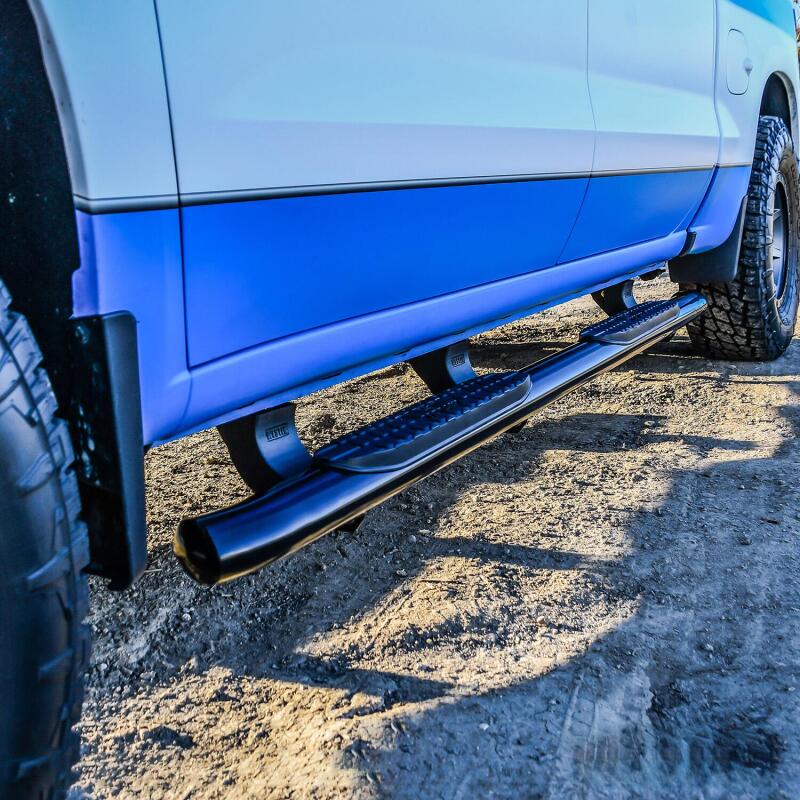 Westin 2019 Chevrolet Silverado/Sierra 1500 Crew Cab Non LD PRO TRAXX 5 Oval Nerf Step Bars - Black - Image 3