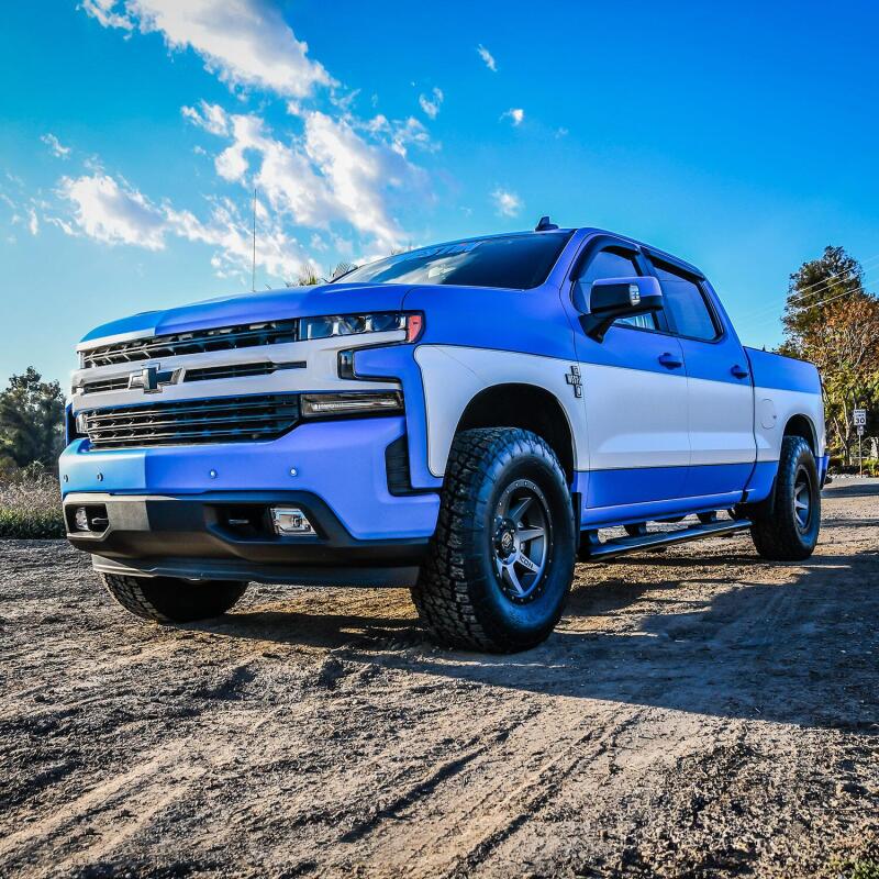 Westin 2019 Chevrolet Silverado/Sierra 1500 Crew Cab Non LD PRO TRAXX 5 Oval Nerf Step Bars - Black - Image 5