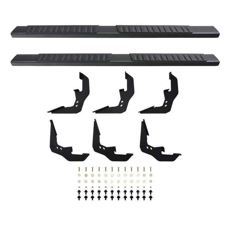 Westin 2019 Chevrolet Silverado/Sierra 1500 Crew Cab R7 Nerf Step Bars - Black - Image 12