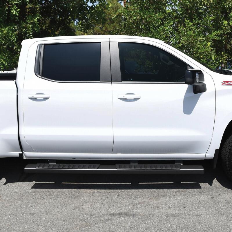 Westin 2019 Chevrolet Silverado/Sierra 1500 Crew Cab R7 Nerf Step Bars - Black - Image 3