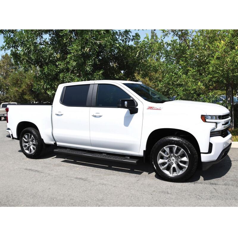 Westin 2019 Chevrolet Silverado/Sierra 1500 Crew Cab R7 Nerf Step Bars - Black - Image 6