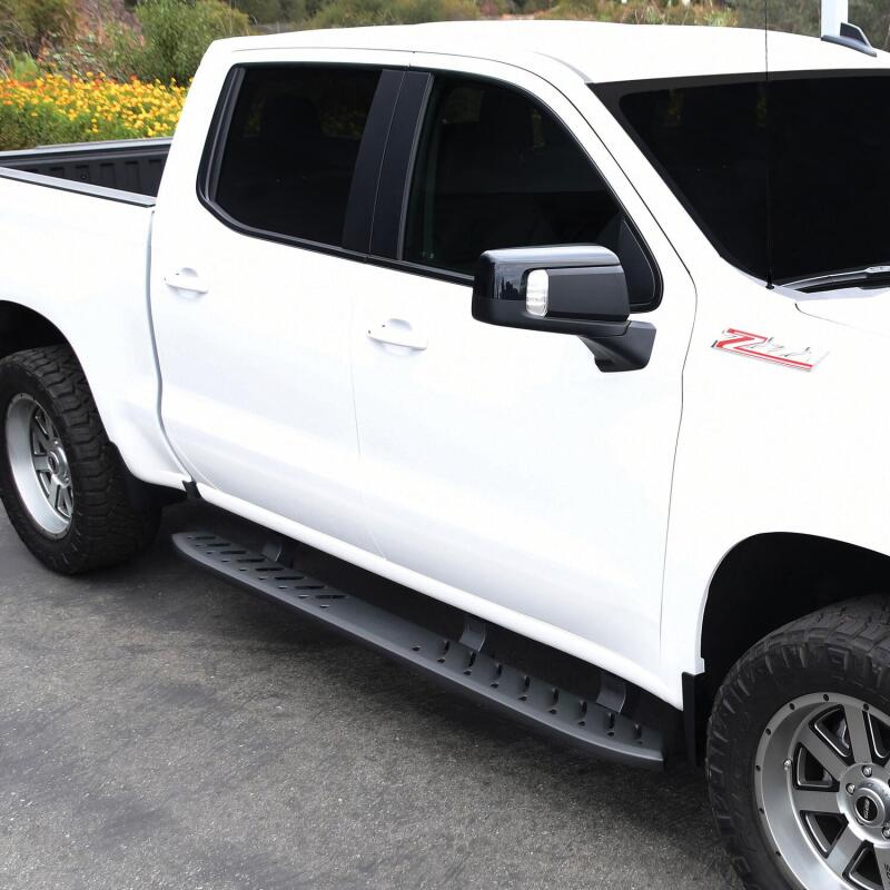 Westin 2019 Chevrolet Silverado/Sierra 1500 Crew Cab Thrasher Running Boards - Textured Black - Image 7