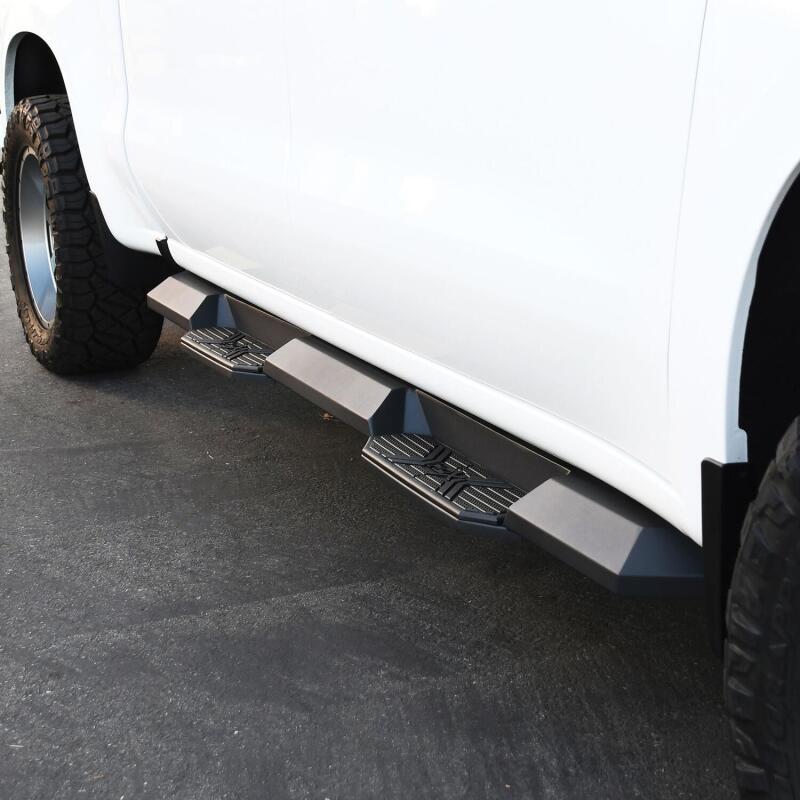 Westin 2019 Chevrolet Silverado/Sierra 1500 Crew Cab Xtreme Nerf Step Bars - Textured Black - Image 7