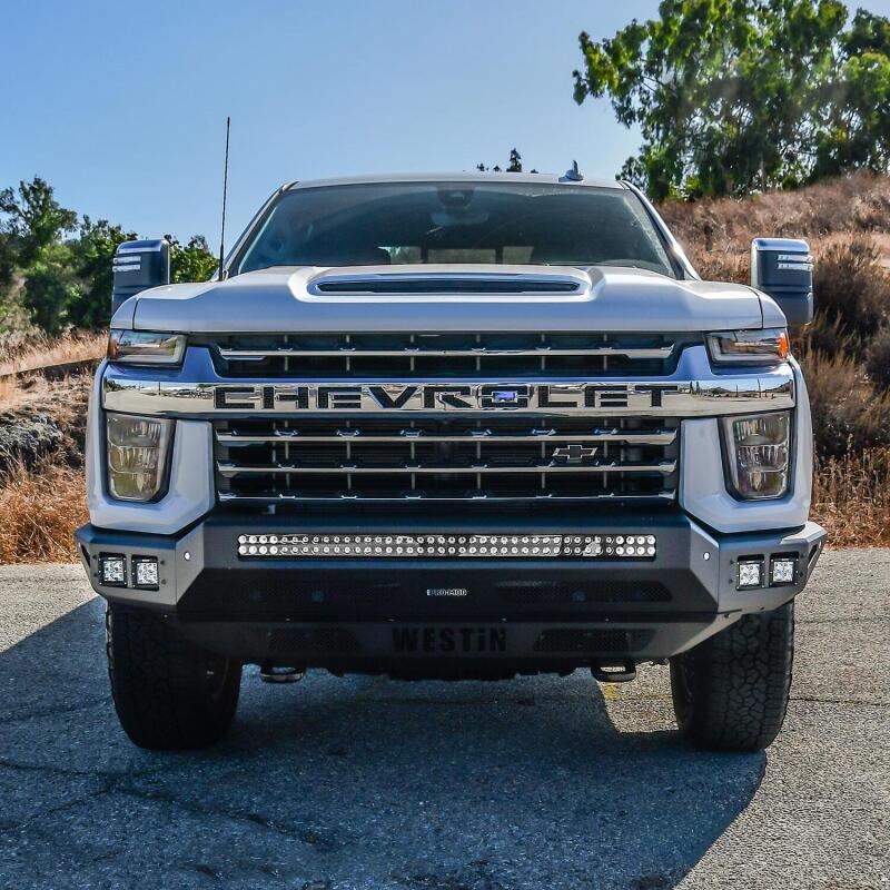 Westin 2020 Chevrolet Silverado 2500/3500 Pro-Mod Front Bumper - Textured Black - Image 3