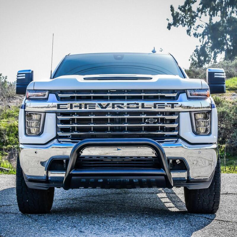 Westin 2020 Chevy Silverado 2500/3500 E-Series Bull Bar - Black - Image 3