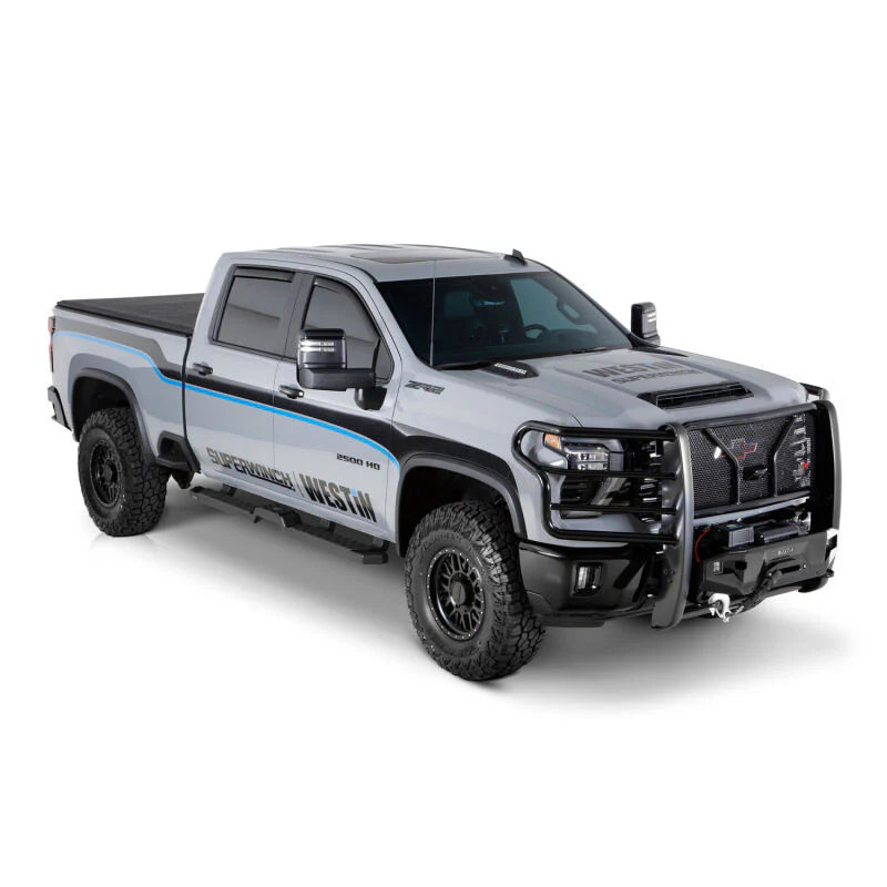 Westin 2024 Chevrolet Silverado 2500HD Soft Roll Tonneau Cover - Black - Image 14
