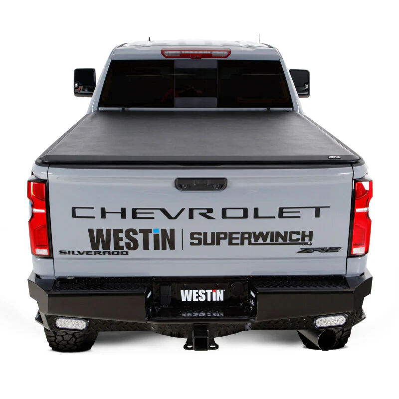 Westin 2024 Chevrolet Silverado 2500HD Soft Roll Tonneau Cover - Black - Image 15