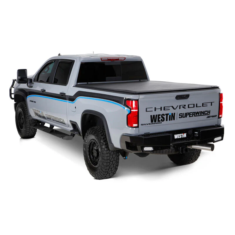 Westin 2024 Chevrolet Silverado 2500HD Soft Roll Tonneau Cover - Black - Image 16