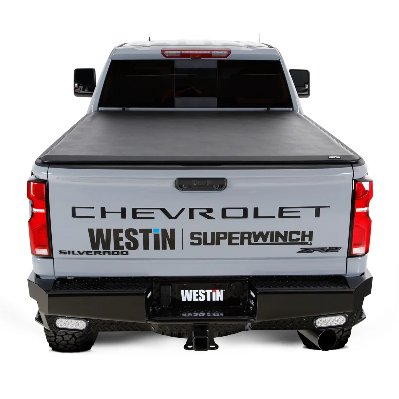 Westin 2024 Chevrolet Silverado 2500HD Soft Roll Tonneau Cover - Black - Image 3